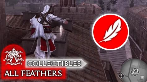 Assassins Creed Brotherhood All 10 Feathers Locations 100 Synchronization Youtube