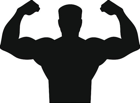 Strong Muscles Clip Art Muscle Man Vector Tough Flex Icon Muscles