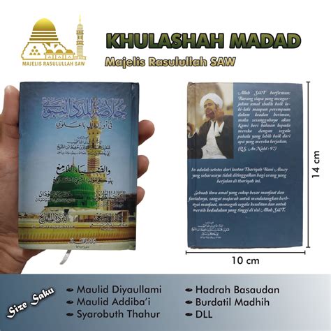 Jual Kitab Khulashah Madad Nabawi Habib Umar Bin Hafidz Dzikir Dan