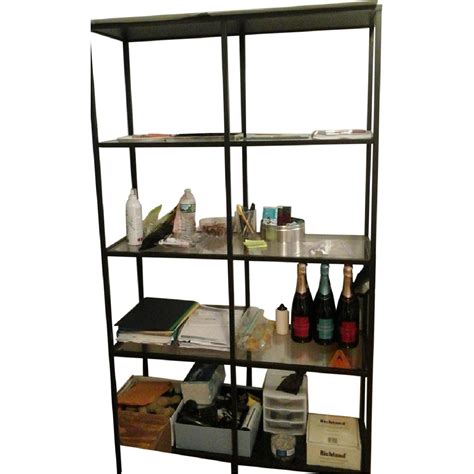 Ikea Glass And Metal Shelf Unit Aptdeco