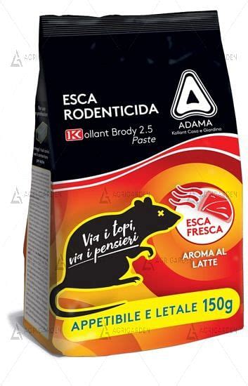 Esca Rodenticida In Pasta Fresca KOLLANT BRODY 2 5 PASTE ROSSO