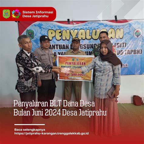 Penyaluran Bantuan Langsung Tunai Dana Desa Tahun Anggaran Bulan