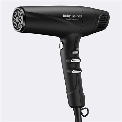 Babylisspro Nano Titanium High Speed Dual Ionic Hairdryer Black