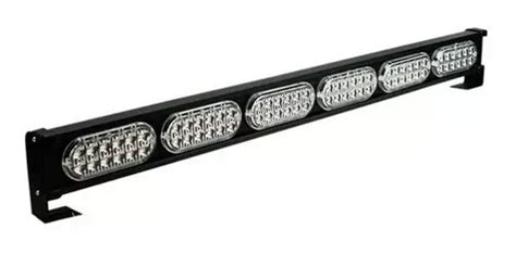 Barra Led 6 Modulos 72 Leds Estrobo Bicolor 4x4 25in