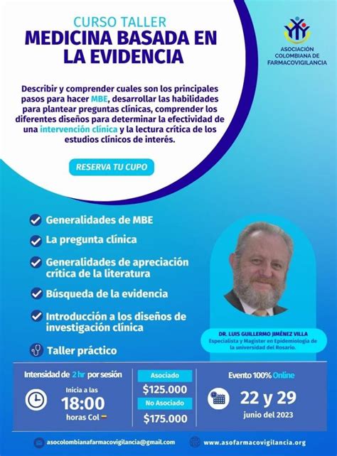 Curso Taller Medicina Basada En La Evidencia Asociaci N Colombiana