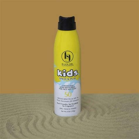 Kids Sunscreen Spray - Spray & Play SPF 50 | Black Girl Sunscreen