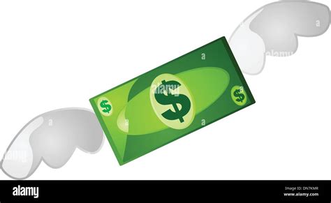 Money Flying Away Stock Vector Images Alamy