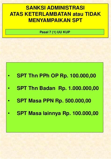 Yang Tidak Diatur Dalam Ketentuan Umum Dan Tatacara Perpajakan Adalah