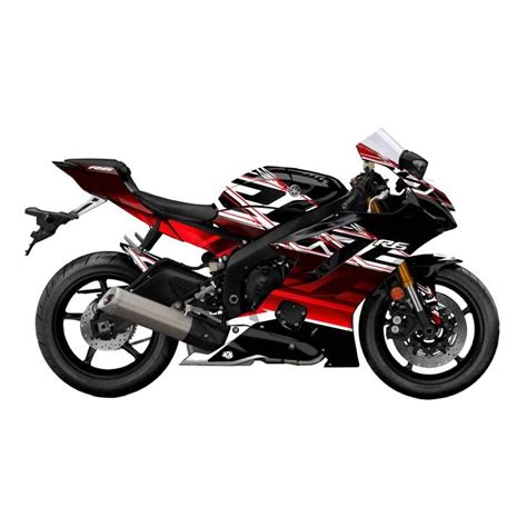 Kit D Co Kutvek Brillant Mission Noir Rouge Yamaha Yzf R