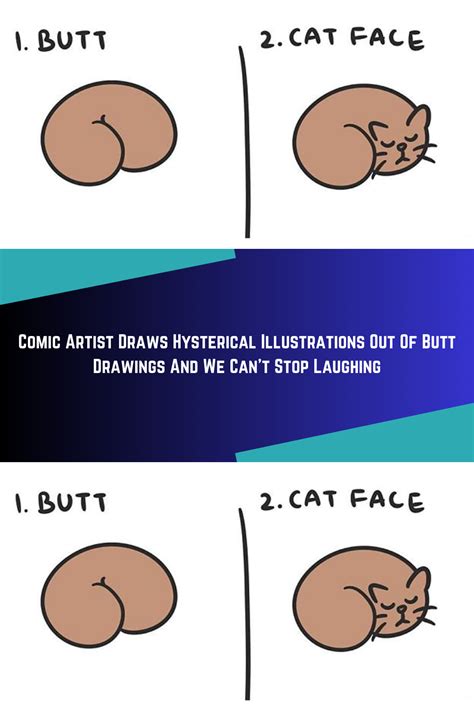 Comic Artist Draws Hysterical Illustrations Out Of Butt Drawings And We