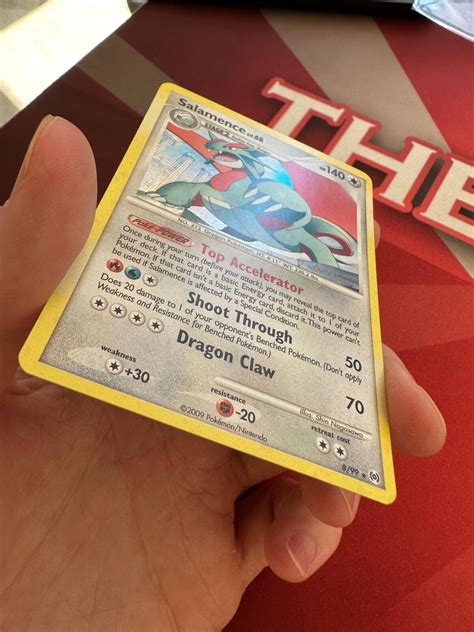 Salamence Platinum Arceus Holo Rare Pokemon Card Nm Strong Near