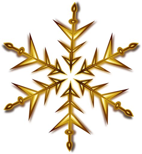 Gold Snowflakes Png