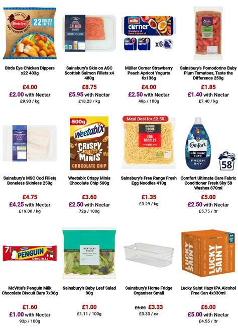 sainsburys offers special buys   january page