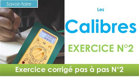 Les Calibres Exercice N En Lectricit Coll Ge Niveau Me Et