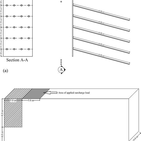 A Arrangement Of Soil Nails To Reinforce Base Model B Geometry Of Base