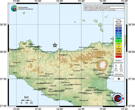 Forte Terremoto Avvertito In Sicilia Tanta Paura Tra Palermo Trapani