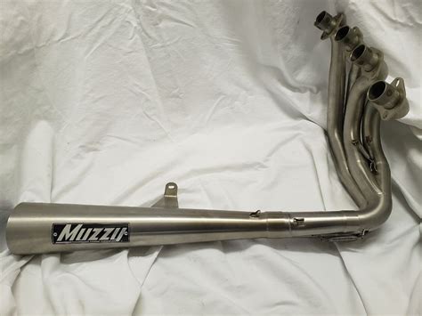 06 22 Ninja Zx14 Zx14r Muzzy Full Exhaust System Sidewinder Pro Stock Pipe New Ebay