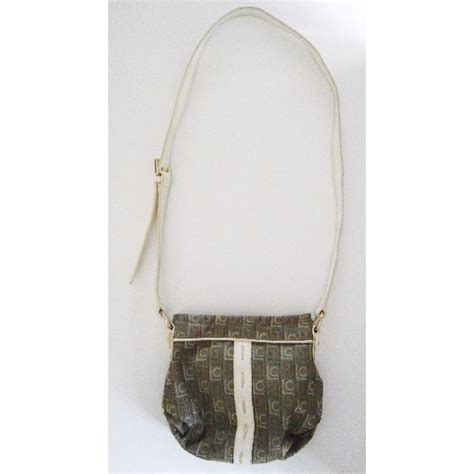 Liz Claiborne Logo Printed Cross Body Bag In Green And White Women S