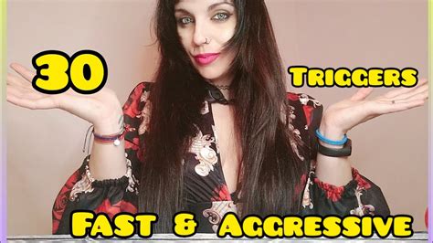 ⚡fast And Aggressive ⚡ Asmr 30 Triggers Youtube