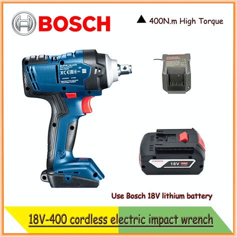 Bosch 18v Brushless Lithium Gds 18v 400 Impact Wrench 400n M High