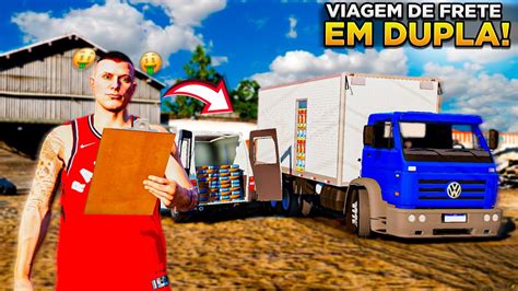 Gta V Vida Real Fiz Uma Viagem De Trabalho Em Dupla Titan E Fiorino