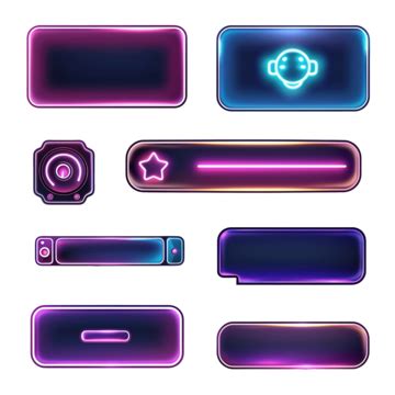 Modern Neon Colour Twitch Streaming Panel Set Twitch Design