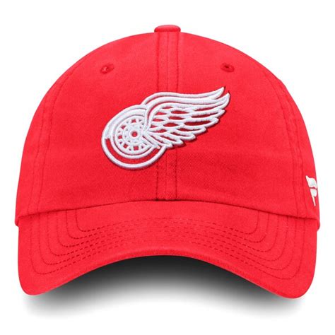 Detroit Red Wings Fundamental Adjustable Hat - Red - Fanatics.com