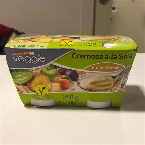 Despar Veggie Yogurt Cremoso Alla Soia Frutta Cereali Reviews Abillion