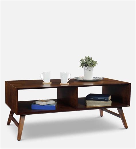 Buy Bassett Solid Wood Coffee Table In Dark Oak Finish At 40 Off By Durian Pepperfry