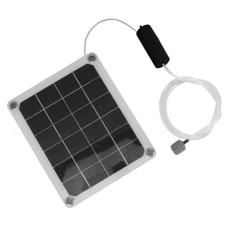 YOSOO Pompe à air solaire 20W étanche pour bassin avec pierres à bulles