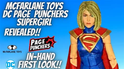 McFarlane Toys DC Page Punchers Supergirl Figure Revealed In Hand