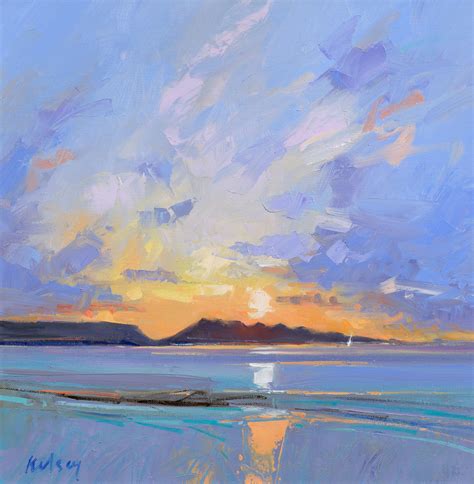 Robert Kelsey Da Muniv Pai Frsa Arisaig Sunset Thompsons Gallery