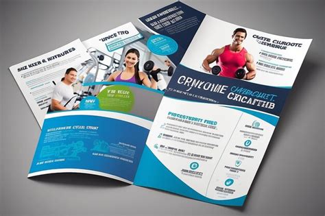 Premium Photo Fitness Program Brochure