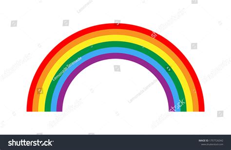 Rainbow Logo Vector Icon Vector Colorful Stock Vector Royalty Free