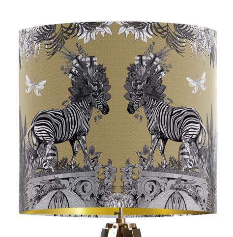 Zebra Print Lamp Shade Table Lamp Shade Pendant Lamp Shade Etsy Uk