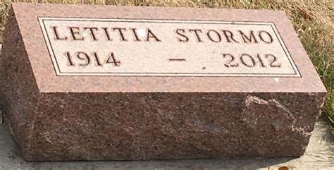 Letitia Frances Hahn Stormo 1914 2012 Find A Grave Memorial