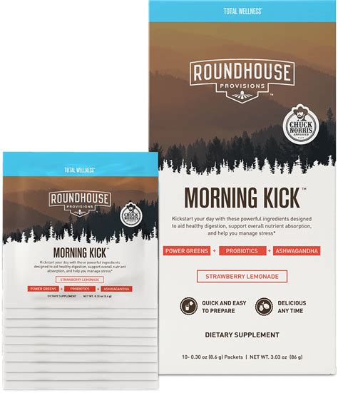 Morning Kick Travel Pack Roundhouse Provisions By Chuck Norris