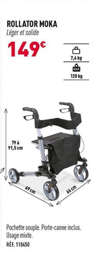 Offre Rollator Moka Chez Bastide