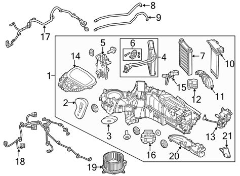 Ford F Super Duty A C Evaporator Core And Case Assembly