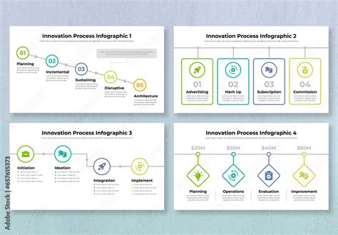 Innovation Process Infographic Design Stock Template | Adobe Stock