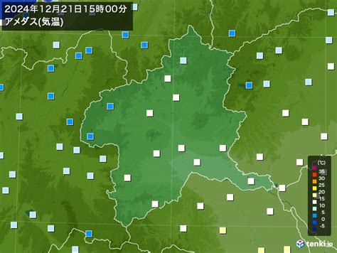 館林群馬県の過去のアメダス2024年12月21日 日本気象協会 Tenkijp