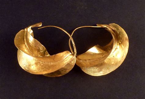 Fulani Brass Vintage Earrings From W Africa By Ethnicadornment