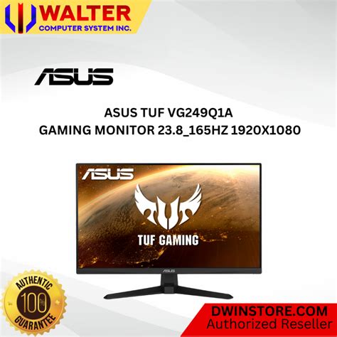 Asus Tuf Vg249q1a Gaming Monitor 238165hz 1920x1080 Shopee Philippines
