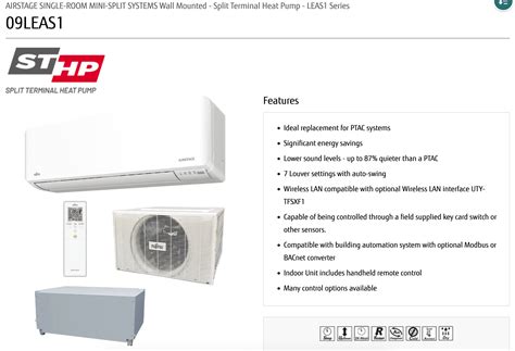 Odd New Fujitsu Mini Split For Hotel Ptac Replacement R Heatpumps