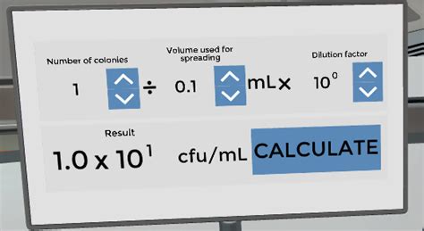 Which Plate Has The Most Countable Colonies Use The Cfu Calculator To