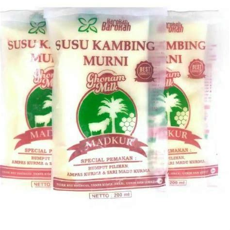 Jual Bekasi Susu Kambing Cair Murni Segar Fresh Organik MADKUR ETAWA