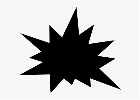 Small Black And White Starburst Vector Transparent Png X