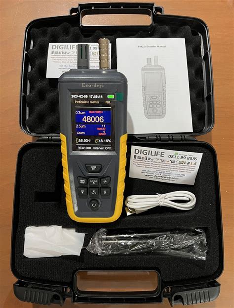 Jual Dust Particle Counter Data Logger Pm25 Pc Tc8100 Air Partikel