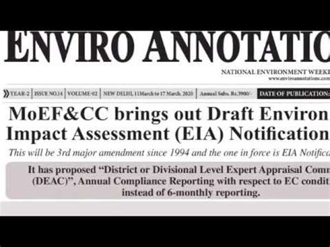 Enviro Annotations Weekly Headlines Th March Issue Eia