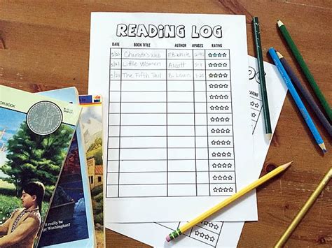 Free Printable Reading Log Clumsy Crafter Reading Log Printable